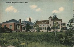 Clinton Hospital, Clinton MA, Turn Verein Jubilee 1917 Postcard
