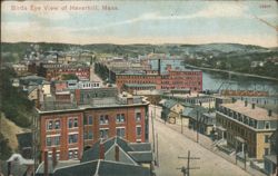 Birds Eye View of Haverhill, Mass. Postcard