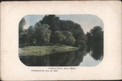 Nashua River, Ayer, Massachusetts Postcard