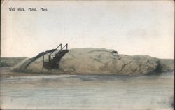 Well Rock, Minot, Mass. Postcard