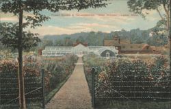 Flower Garden & Conservatories, 'Allen Winden!' Postcard