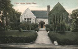 Public Library, Nahant, MA Postcard