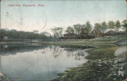 Lake-View, Weymouth, MA Postcard