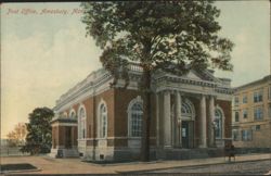 Post Office, Amesbury, MA Postcard