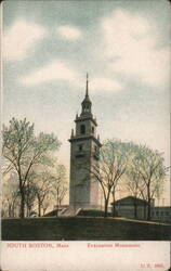 Evacuation Monument, South Boston, MA Postcard