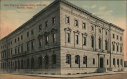 New England Conservatory of Music, Boston, Mass. Postcard
