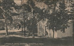 Daniel Webster Office, Marshfield, Massachusetts Postcard