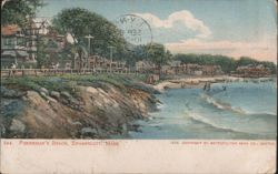 Fisherman's Beach, Swampscott, Massachusetts Postcard