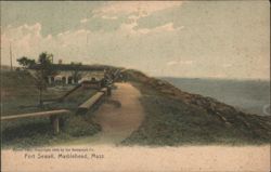Fort Sewall, Marblehead, MA - Coastal Fortification Postcard