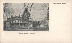 Franklin County Hospital, Greenfield, MA Postcard