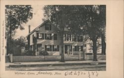 Whittier's Home Postcard
