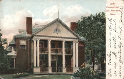 Commercial Club, Brockton, MA - Columned Building Postcard
