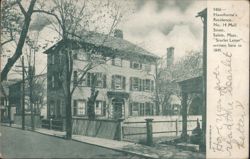 Hawthorne's Residence, No. 14 Mall Street Postcard