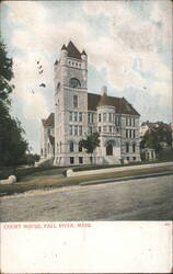Court House, Fall River, MA Postcard