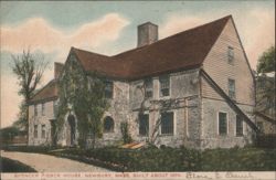 Spencer Pierce House, Newbury, MA, Built About 1670 Postcard