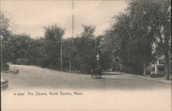 The Square, North Easton Postcard