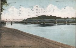 Groveland Bridge, Haverhill, MA Postcard