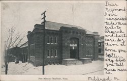 New Armory, Marlboro, MA Postcard
