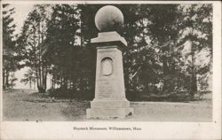 Haystack Monument, Williamstown Postcard