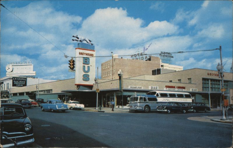 Greyhound Bus Station, Hotel Floridan, Jacksonville, FL