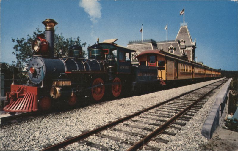 Disneyland Santa Fe & Disneyland Railroad Train Anaheim California