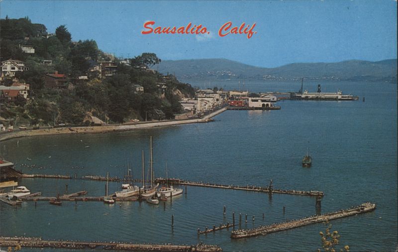 A Typical Scene of Sausalito California