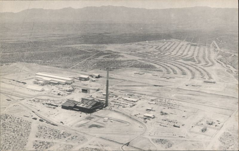 San Manuel Copper Corp Mill, Smelter & Homes, AZ Arizona
