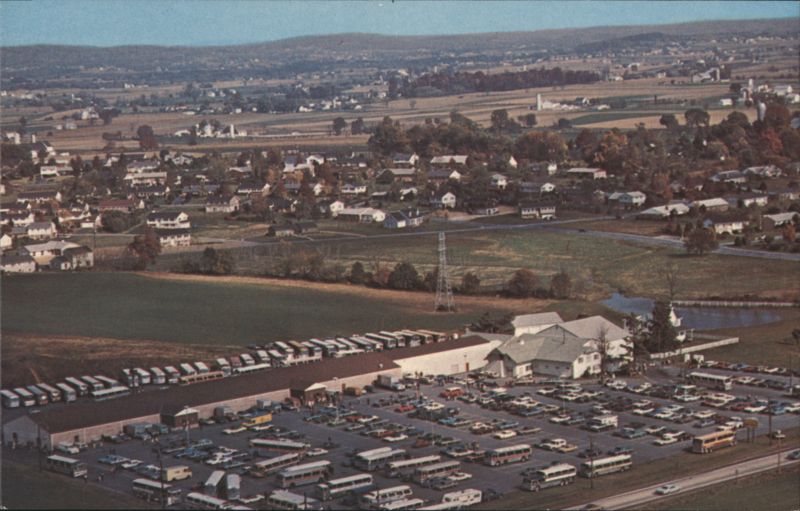 Meadowbrook Farmers Market Aerial View, Leola, PA Pennsylvania