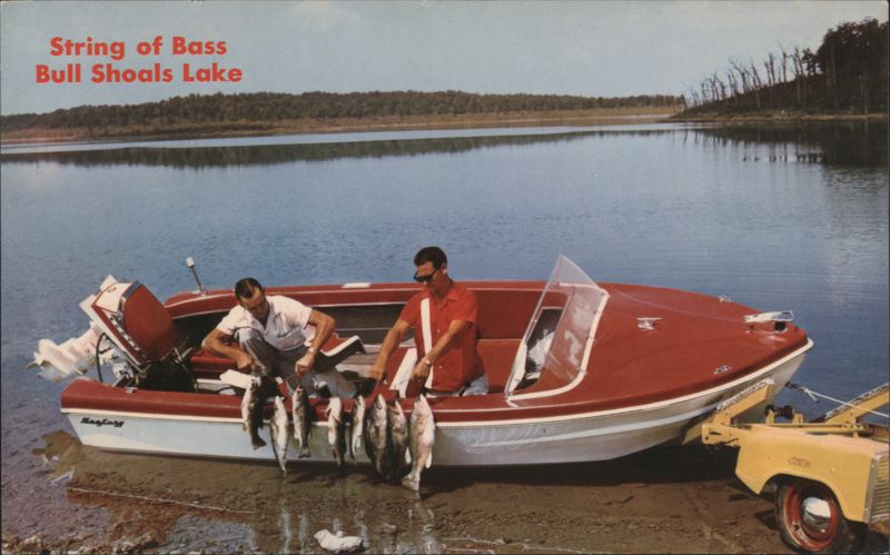 String of Bass Bull Shoals Lake, Arkansas Bill Kobert