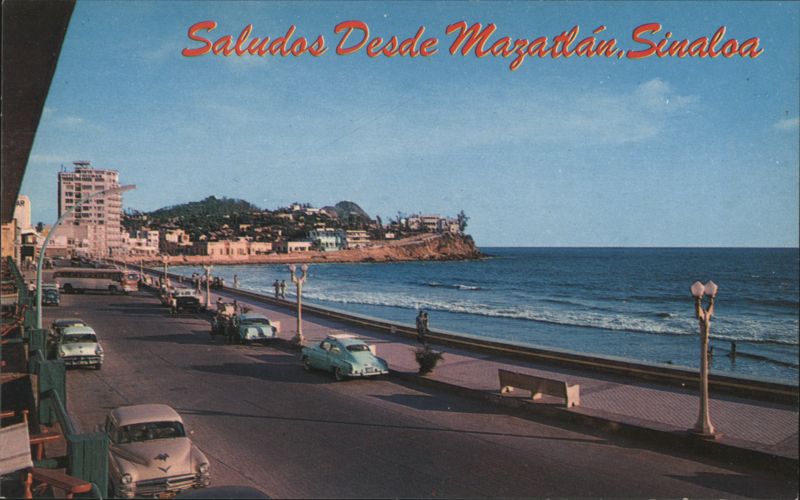 Mazatlán Sinaloa Oceanfront Promenade & Beach México