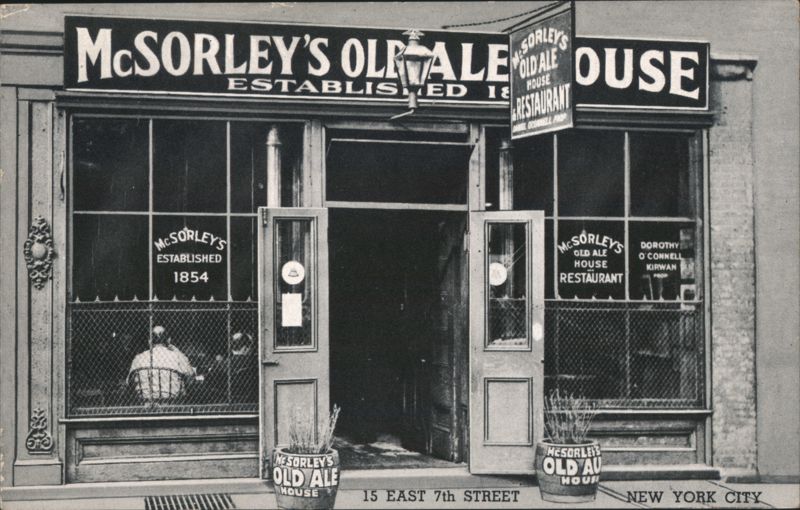 McSorley's Old Ale House, 15 East 7th Street New York