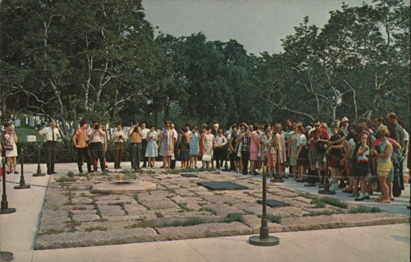 Grave of John F. Kennedy, Arlington National Cemetery Virginia