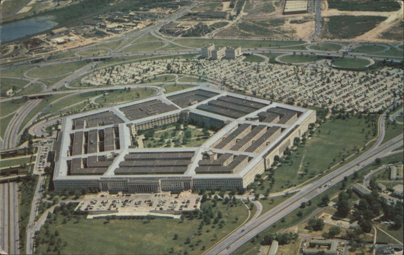 The Pentagon Aerial View, Arlington, VA Virginia