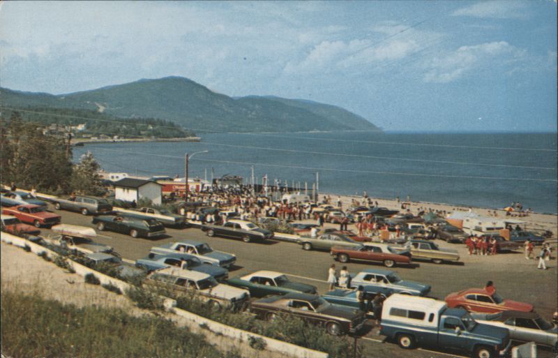 Beach Scene at St.-Siméon St. -Siméon QC Canada Quebec