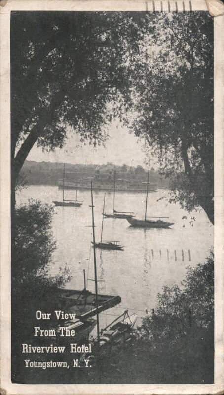 Our View From The Riverview Hotel, Niagara River Frontier Youngstown New York