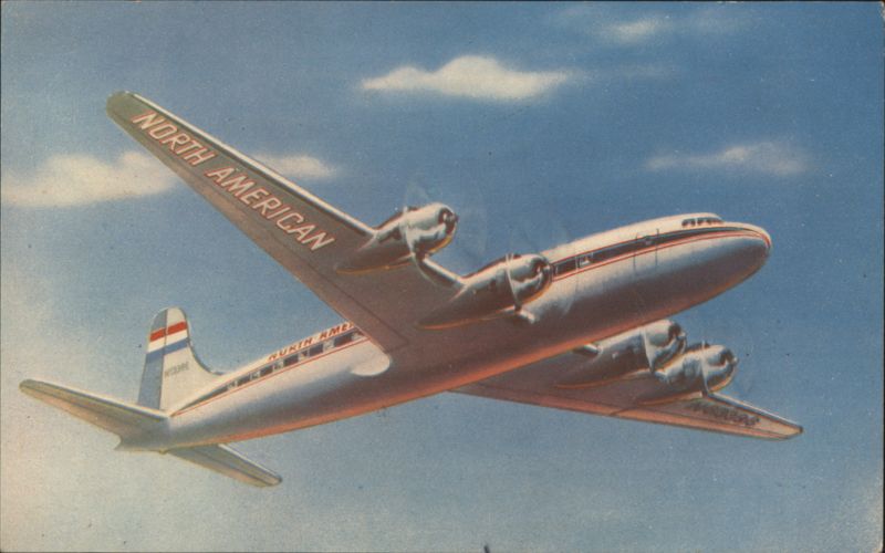 North American Airlines 4-Engine Skymaster Airplane