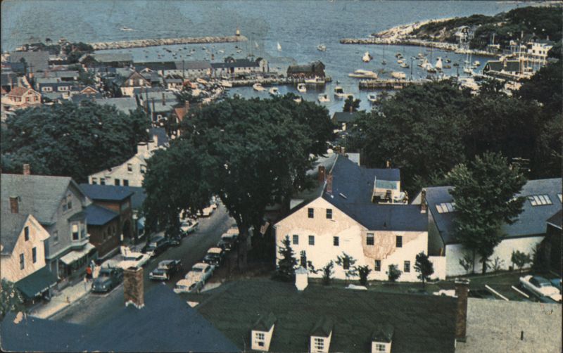 Rockport Harbor from 'The Old Sloop', Cape Ann, MA Massachusetts