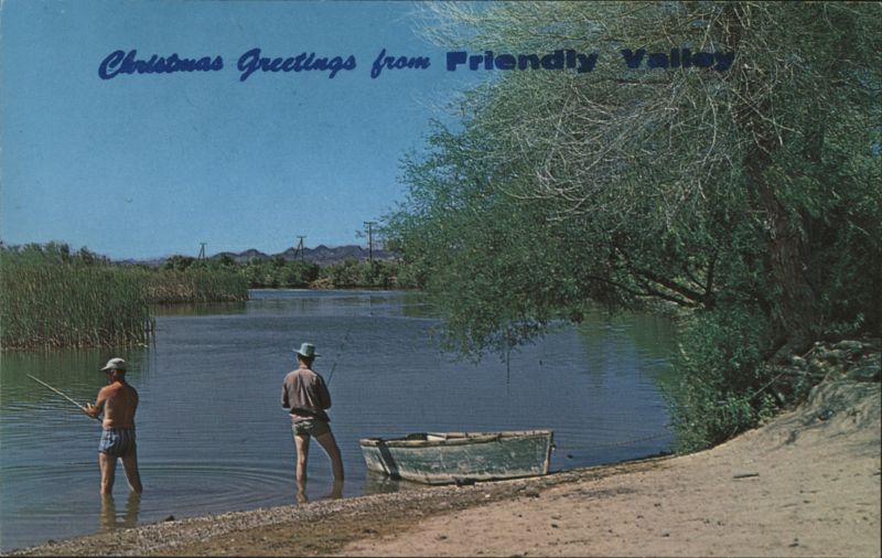 Christmas Greetings from Friendly Valley, Colorado River Fishing