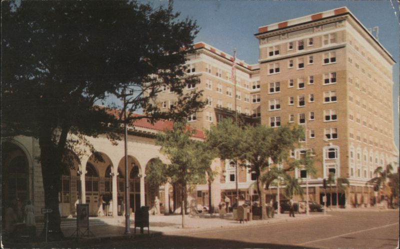 Outdoor Post Office & Princess Martha Hotel, St. Petersburg, FL Florida