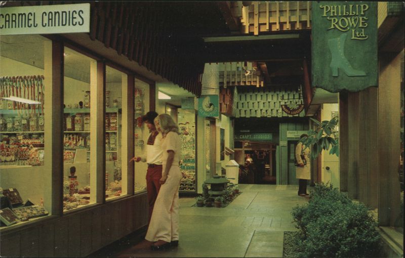 Carmel-by-the-Sea, California Shopping Courtyard