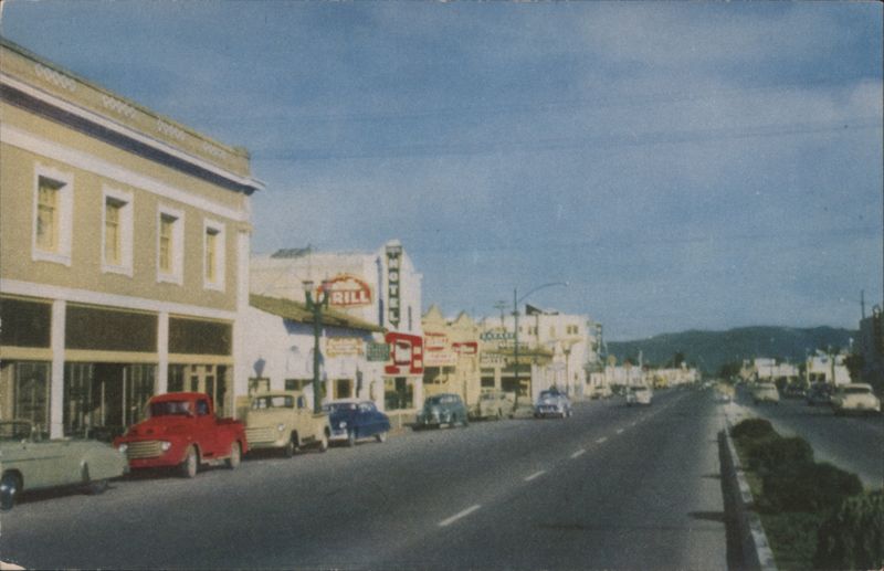 Street Scene Santa Maria California