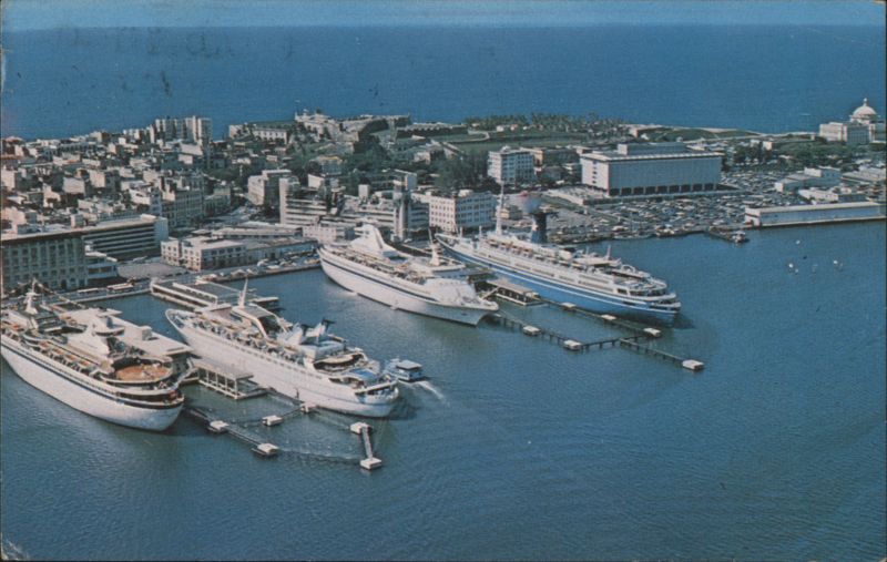Cruise Ships Piers 1 & 3, Old San Juan, Puerto Rico