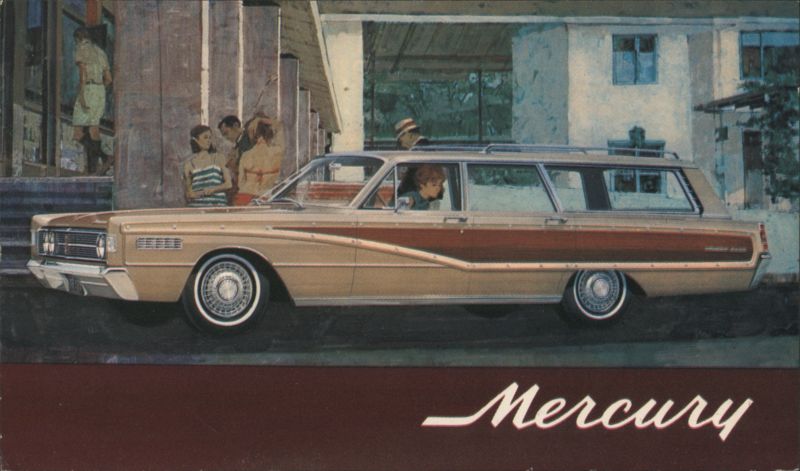 1966 Mercury Colony Park Station Wagon Advertising