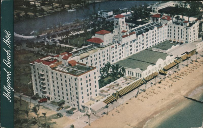 Hollywood Beach Hotel, Beach & Ocean Aerial View Florida