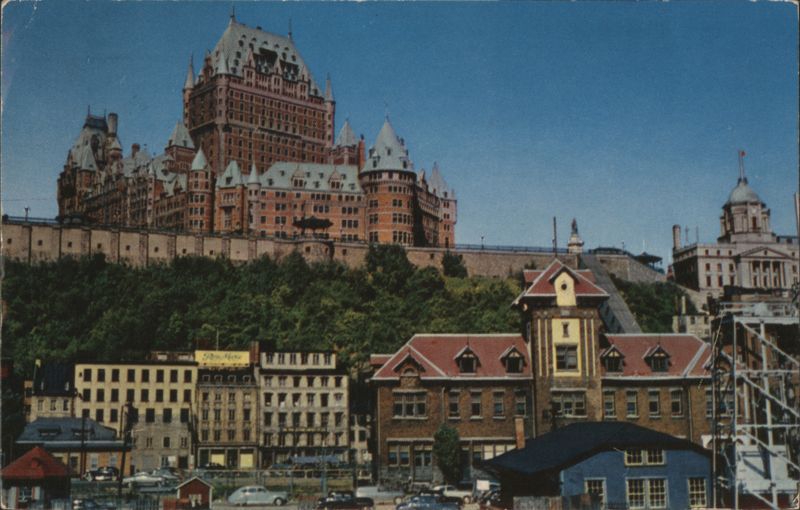 Chateau Frontenac & Dufferin Terrace, Quebec City QC Canada