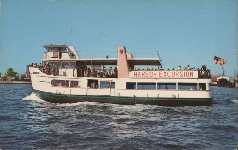 Harbor Excursion Boat Cabrillo San Diego Bay Tour California