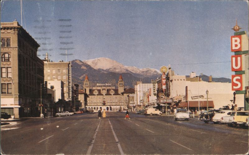 Pikes Peak Avenue West, Antlers Hotel, Colorado Springs