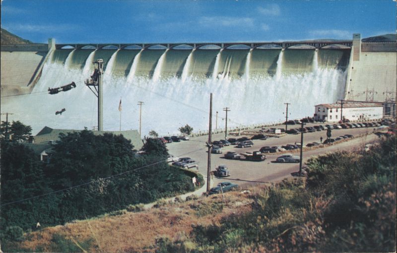 Grand Coulee Dam and The Green Hut, Washington F. B. Pomeroy