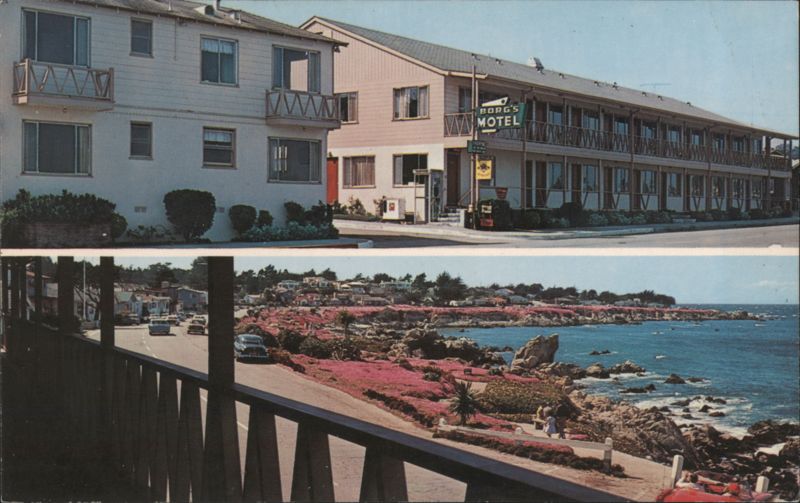 Borg's Ocean Front Motel Pacific Grove California