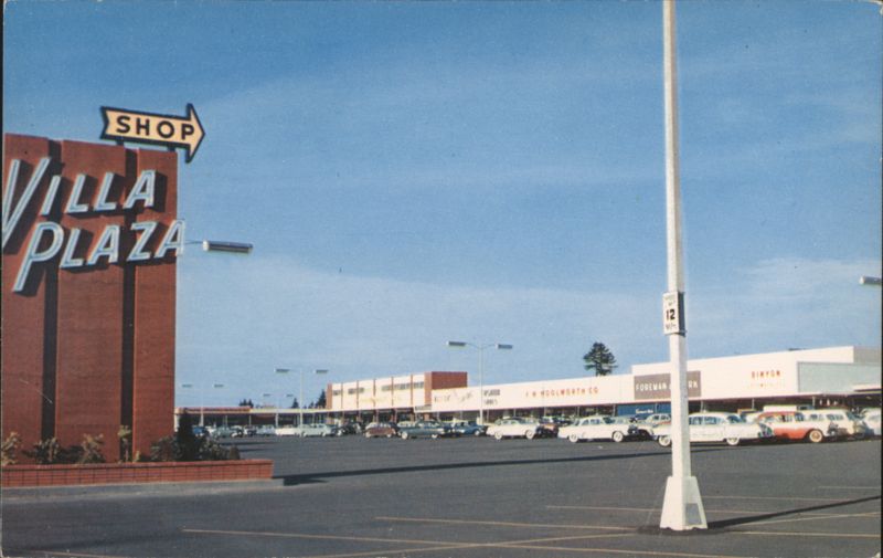 Villa Plaza Shopping Center, Tacoma, WA Washington